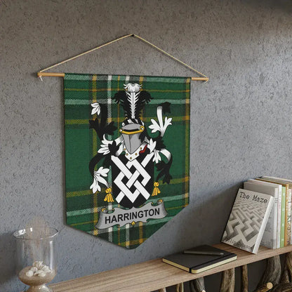 Harrington Family Plaid Crest Wall Hanging product