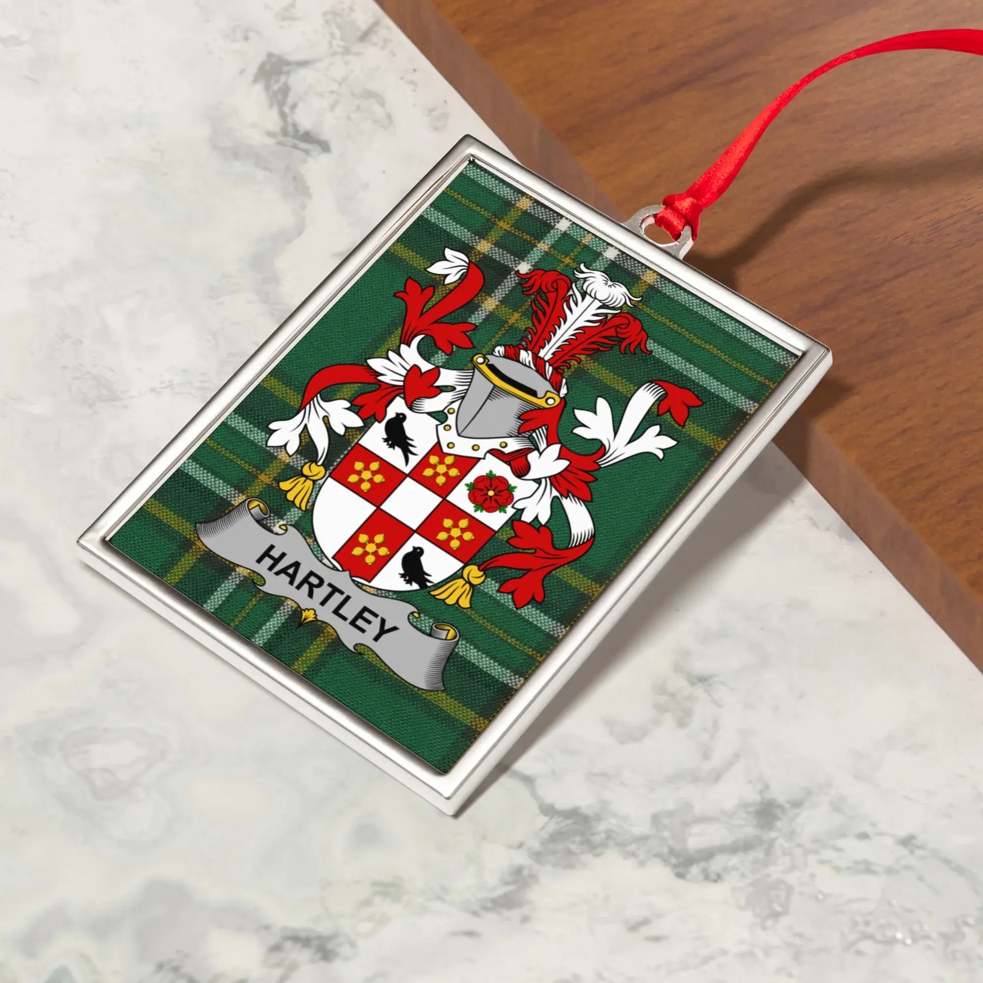 Hartley Family Coat of Arms Christmas Ornament product type