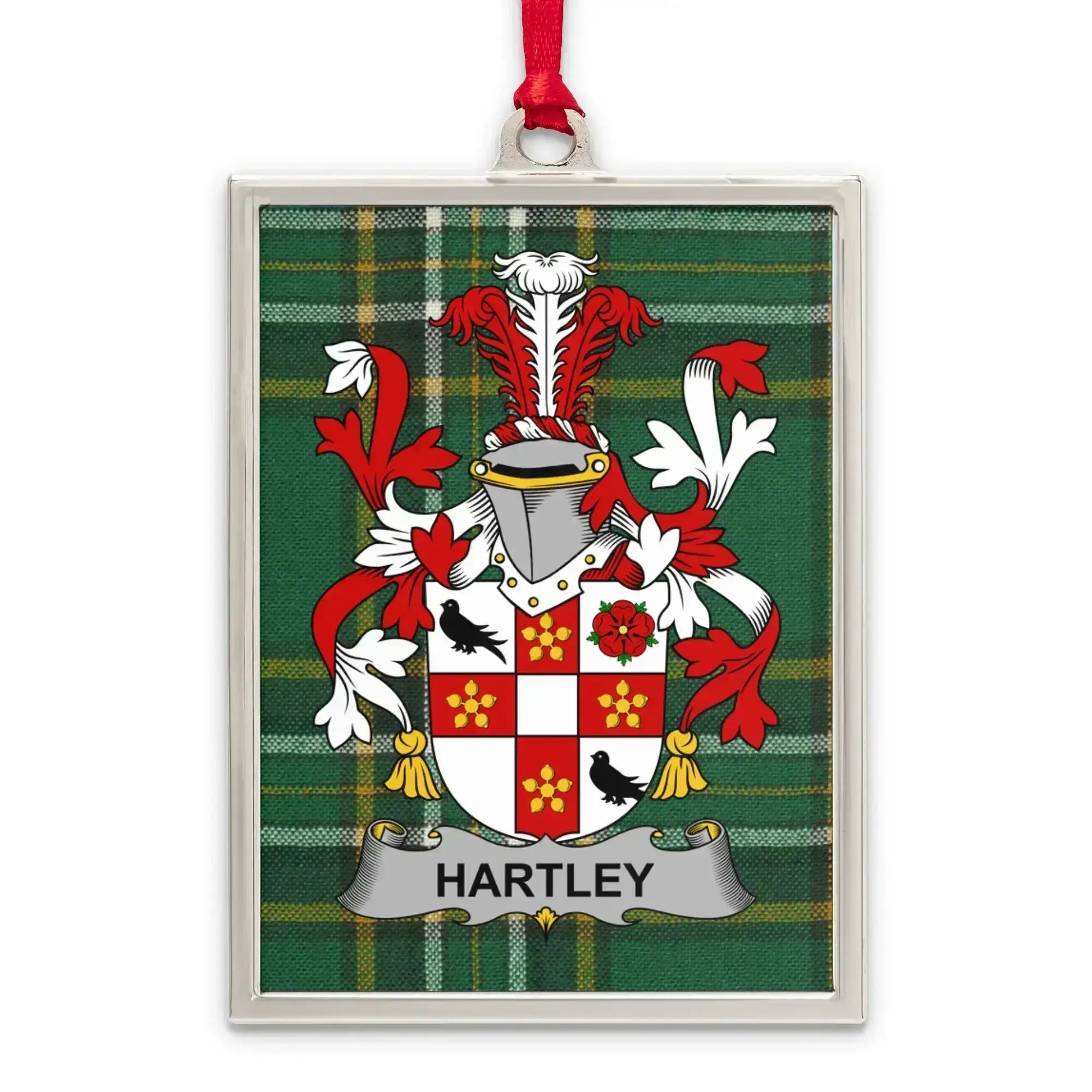Hartley Family Crest Tartan Plaid Wall Decoration product