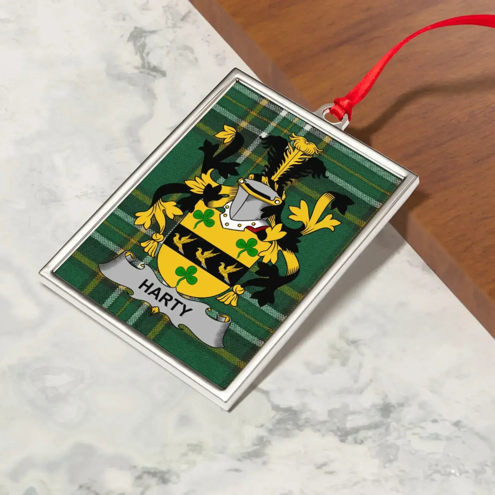 Personalized Harty Family Crest Ornament beautiful product type