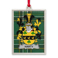 Harty Family Crest Plaid Pattern Ornament product