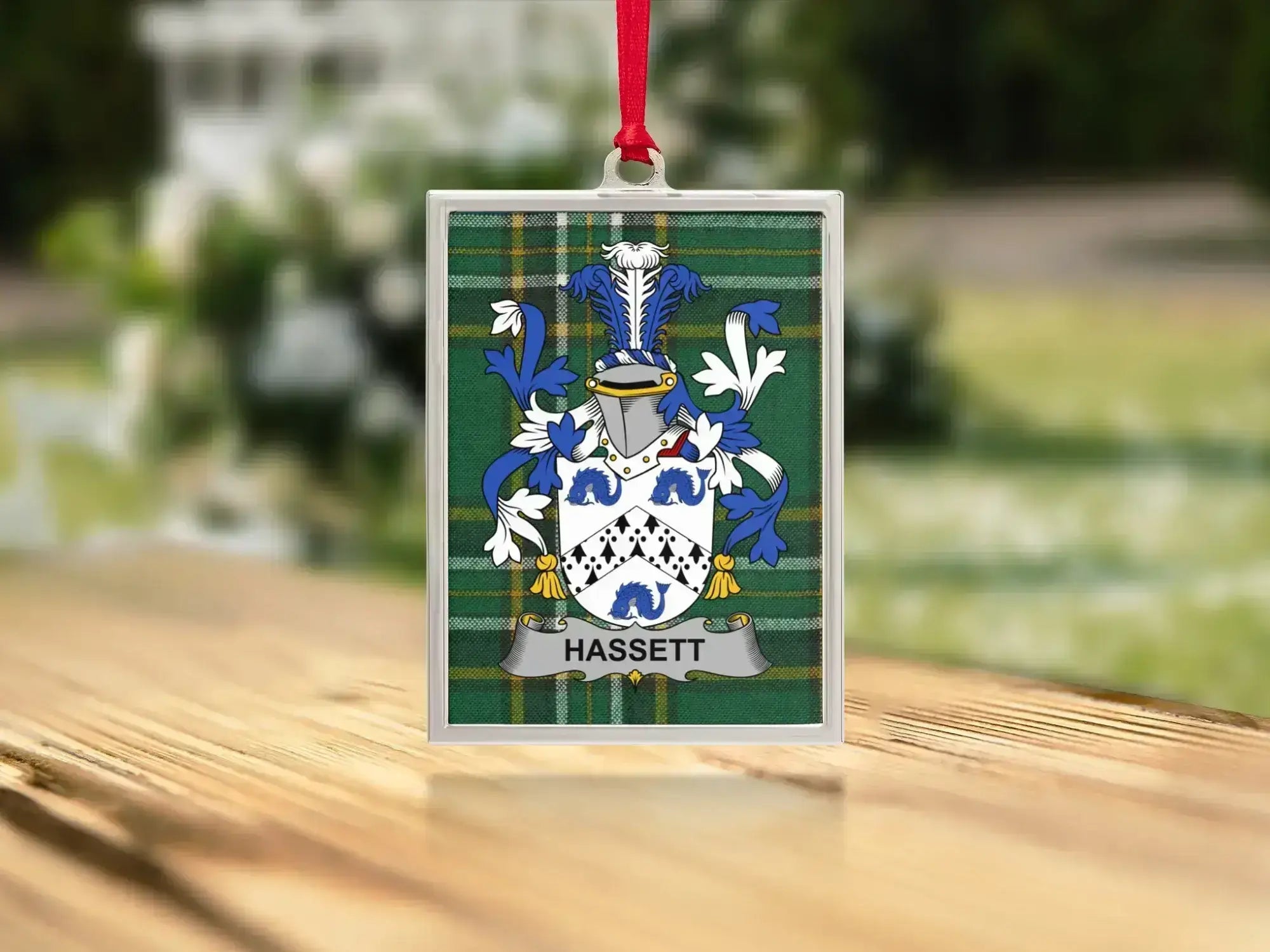 Family Crest Hassett Personalized Ornament product type