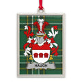Haugh Family Crest Plaid Background Ornament product