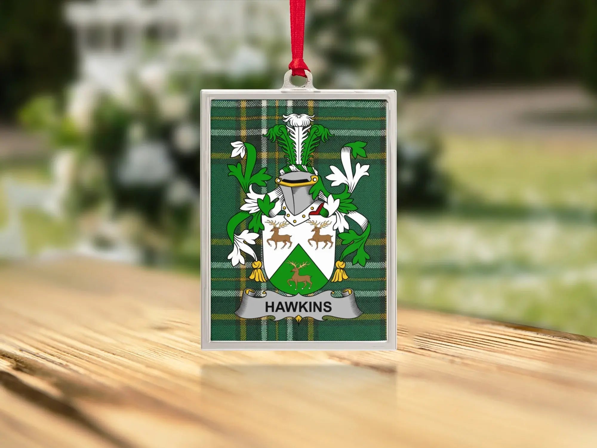 Customizable Hawkins Family Crest Plaque product