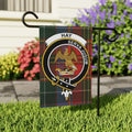 Hay Serva Jugum garden flag 24x32 inches — eagle clan crest on larger outdoor size