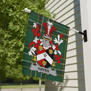 Hayes Irish Family Crest Garden Flag