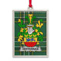 Heffernan Family Crest Emblem Green Background product