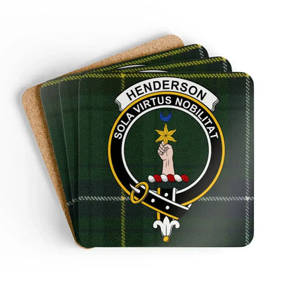 Tartan Coasters Henderson Sola Virtus Nobilitat product type