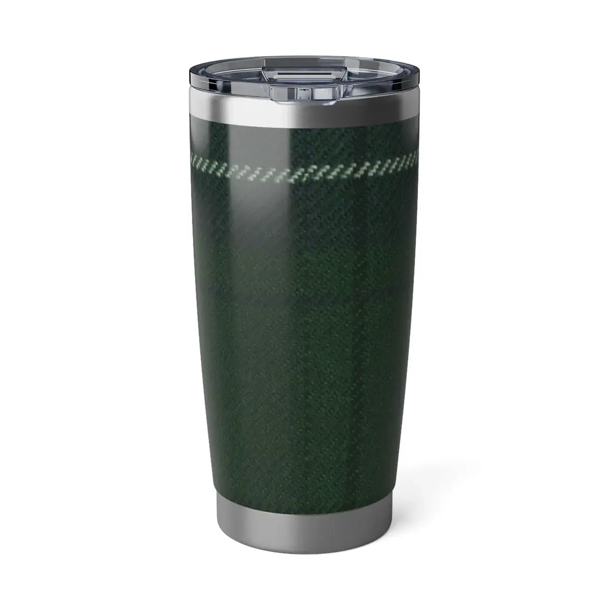 Henderson clan crest green plaid pattern tumbler — 20oz stainless steel travel mug