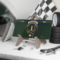 Henderson clan crest tartan novelty license plate — 12x6 aluminium with Sola Virtus Nobilitat heraldic design