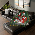 Personalized Hetherington Family Crest Throw Blanket