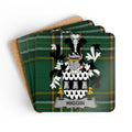Personalized Tartan Higgin Family Crest Coaster product type
