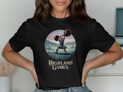 Highland Games Weightlifting Graphic Tee product type