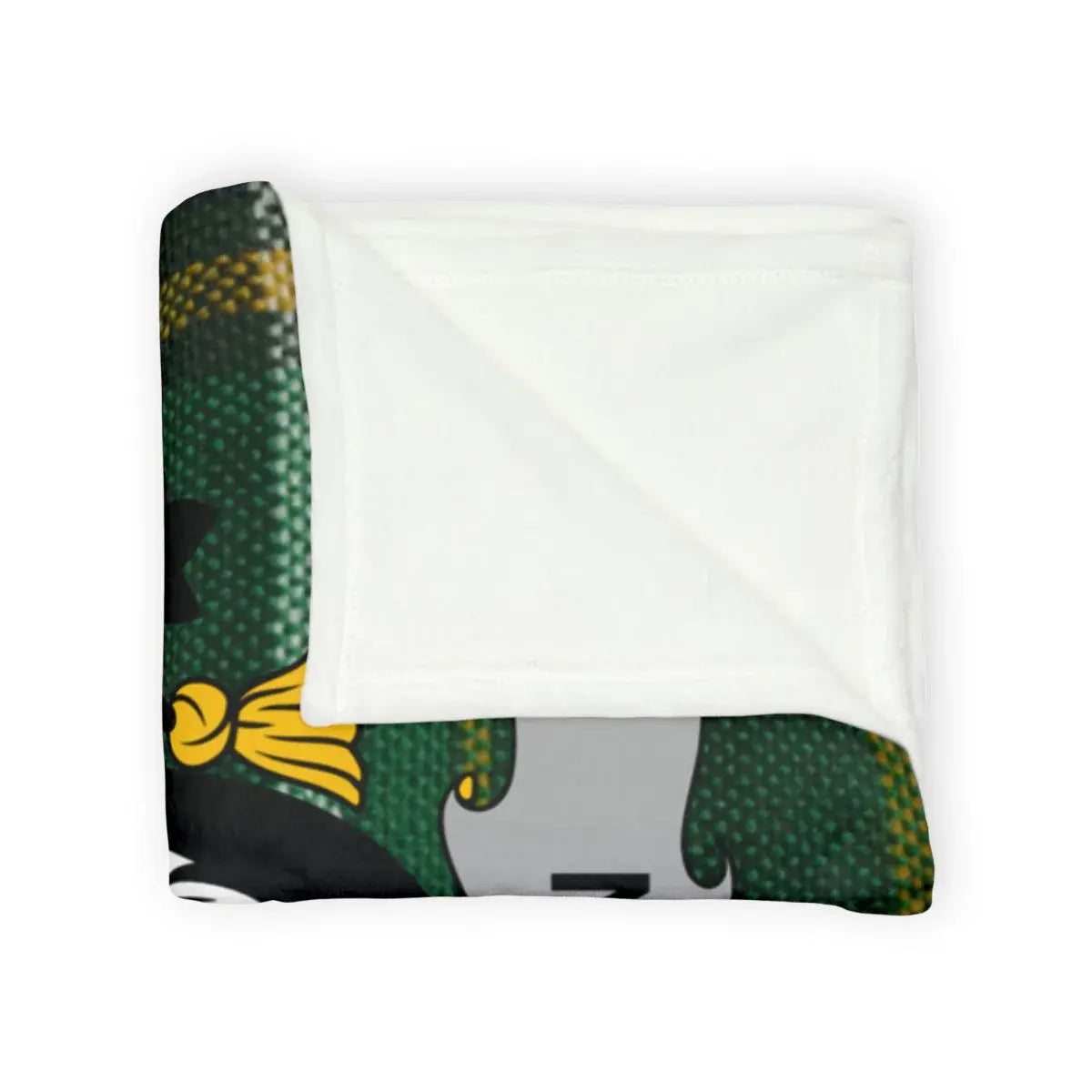 Soft Cozy Green and Yellow Design Blanket Product
