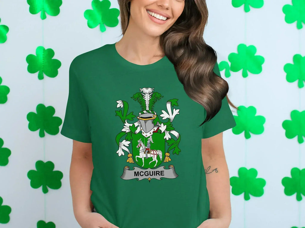 McGuire Coat of Arms Design Green Women's T-Shirt product
