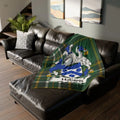 Hobson Family Crest Personalized Blanket Throw