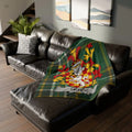 Custom Hoey Family Crested Blanket for Home Decor