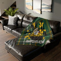 Hogan Family Crest Tartan Blanket Throw Custom Design