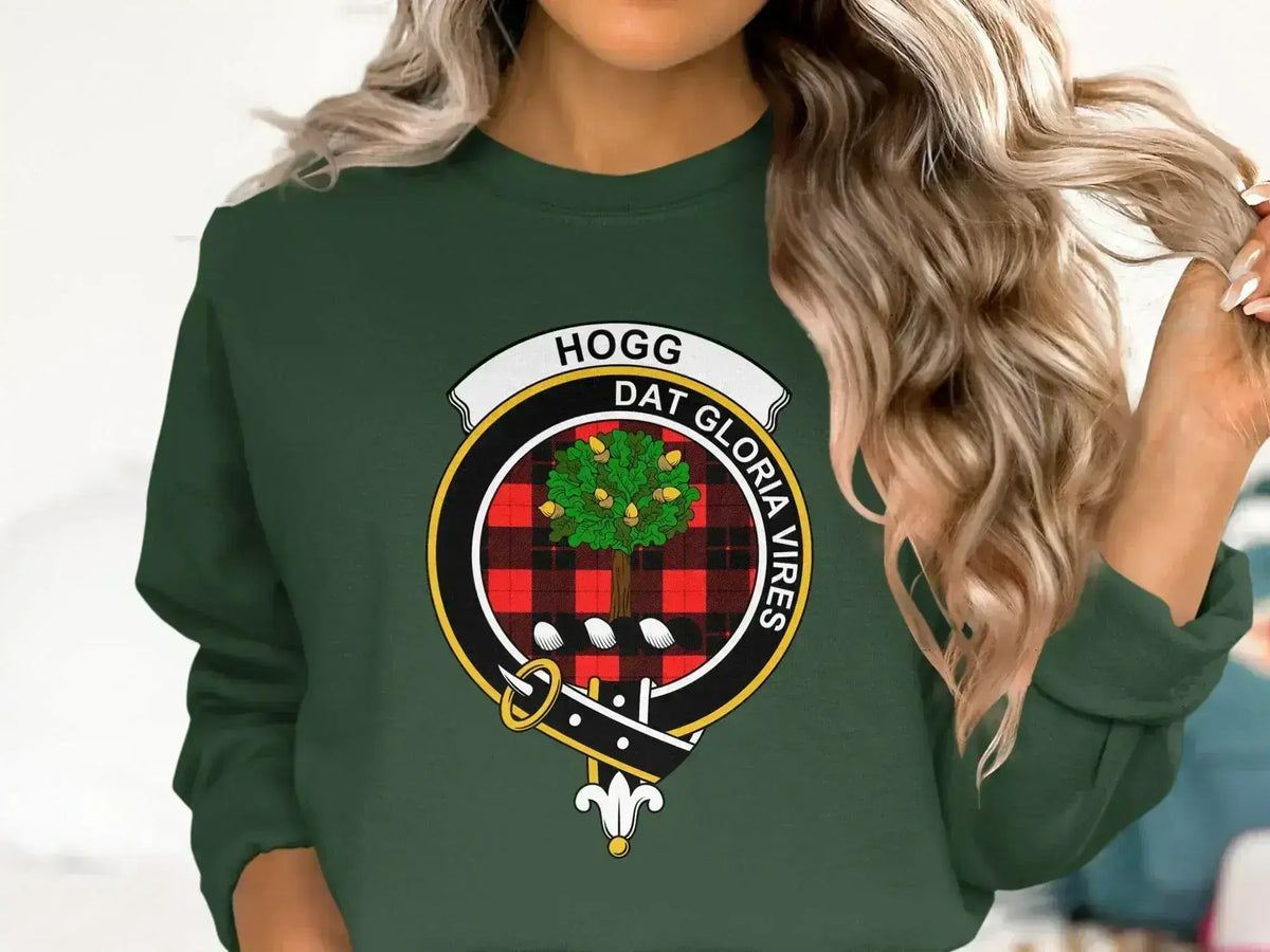 Hogg Dat Gloria Vires Plaid Graphic Sweatshirt