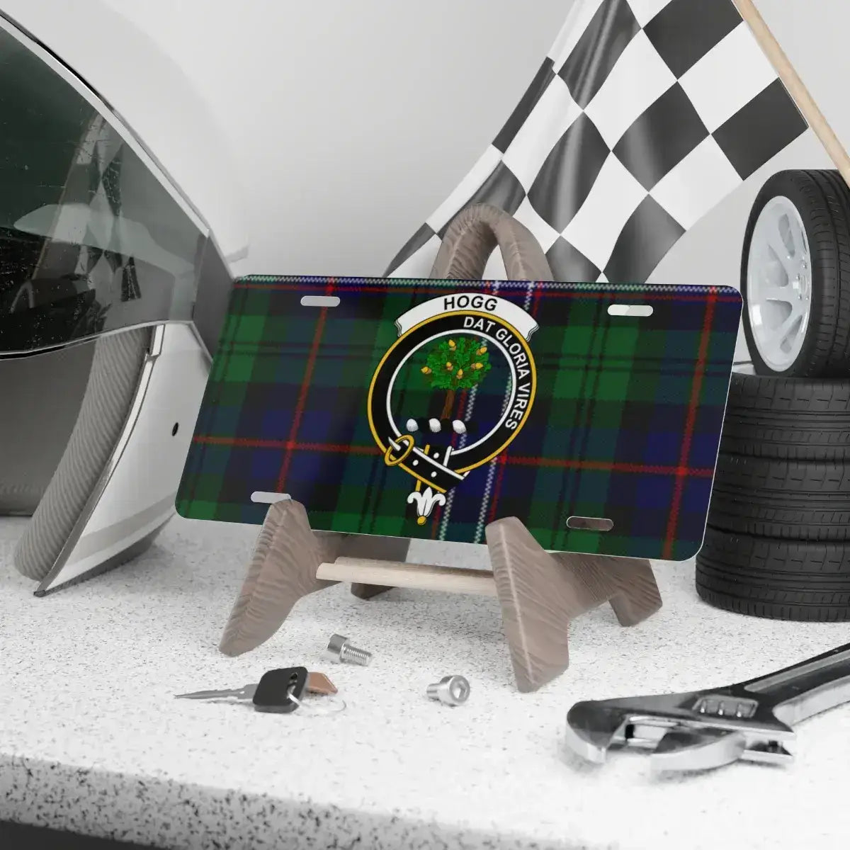 Hogg Coat of Arms Custom License Plate product