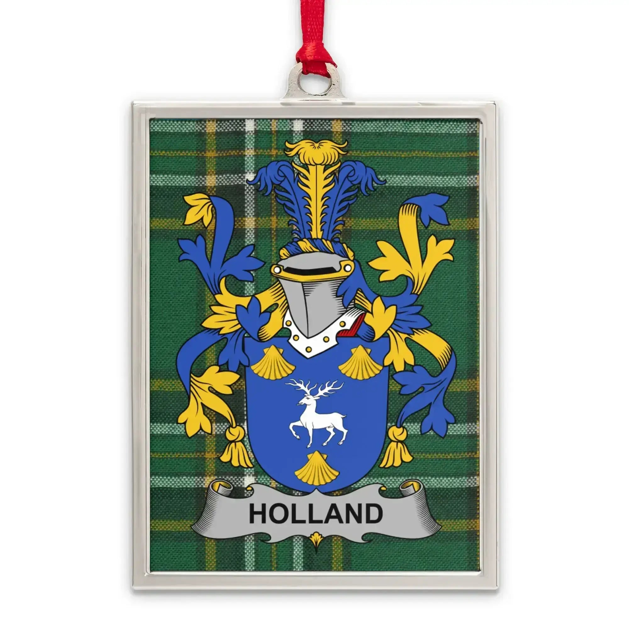 Holland Crest Plaid Pattern Background Ornament product