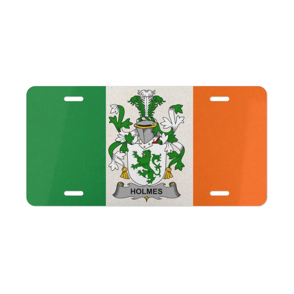 Irish Family Crest Design License Plate product