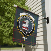 Home Clan Crest Tartan Garden Flag – Scottish Heritage