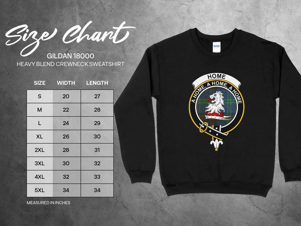 Home A Home A Home Size Chart Sweatshirt product type