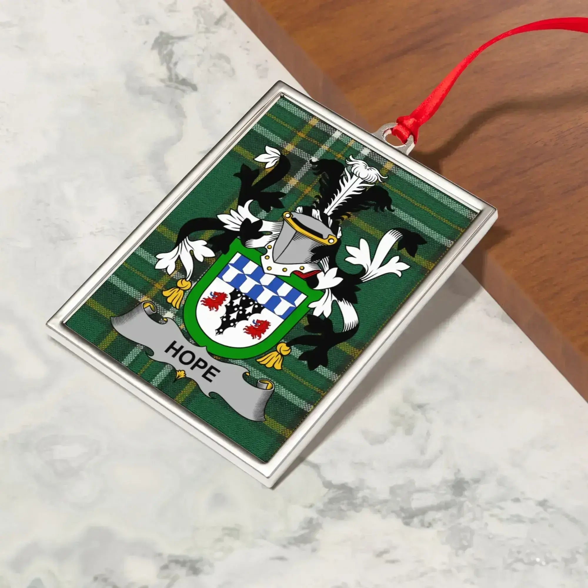 Personalized Family Crest Hope Ornament product type