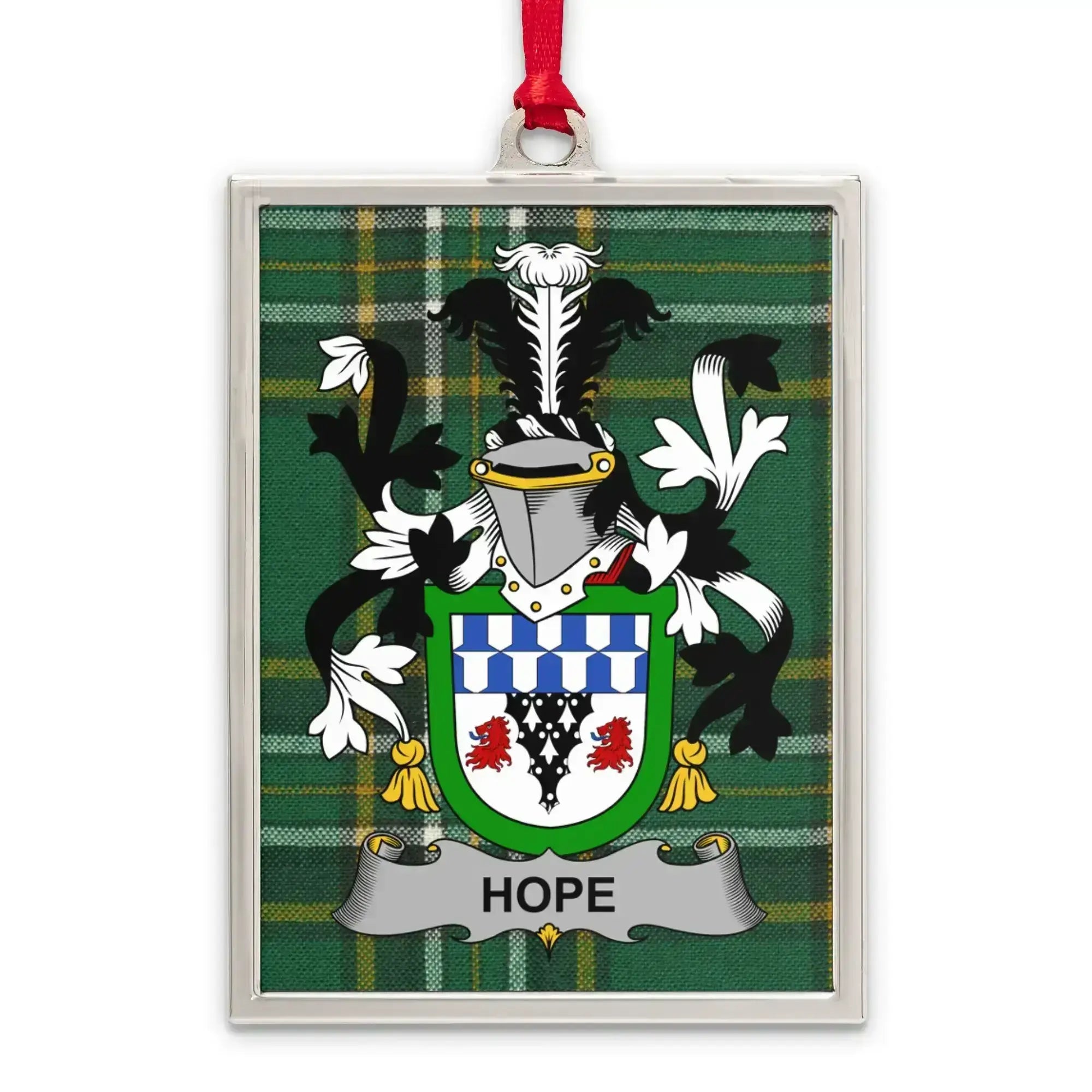 Personalized Hope Family Crest Ornament product type