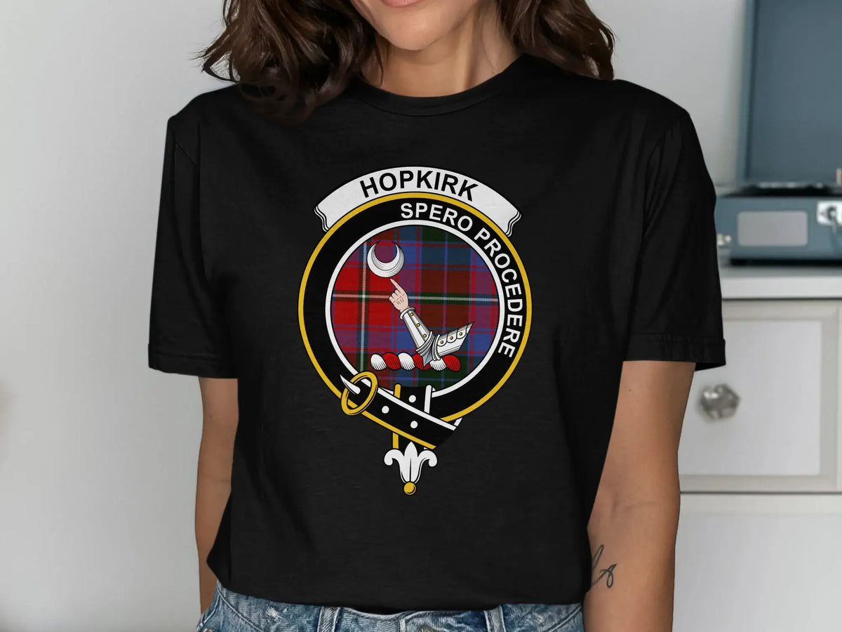 Hopkirk Spero Procedere Emblem Design T-shirt