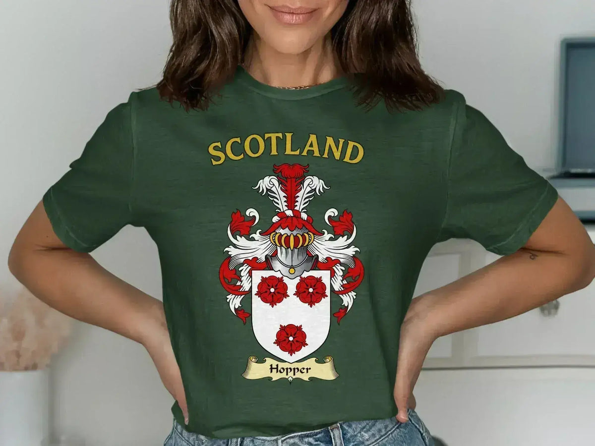 Scotland Emblem Family Crest T-shirt