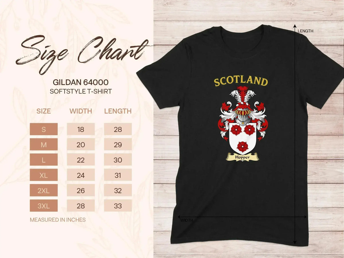 Scotland Coat of Arms Print Softstyle T-Shirt