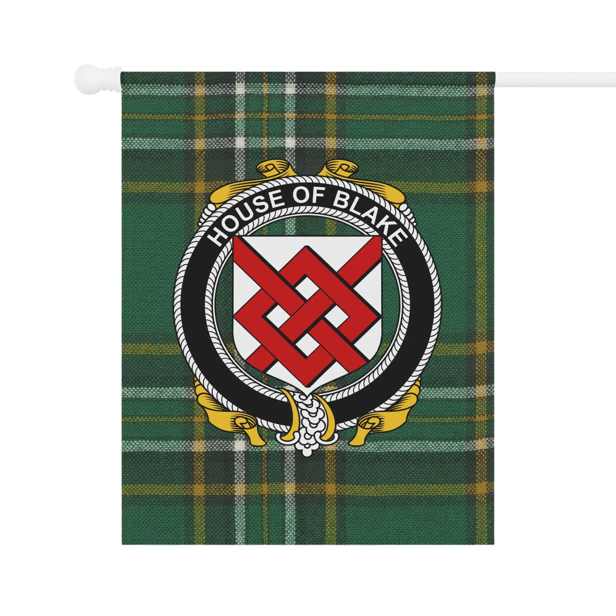 House of Blake Plaid Decorative Home Banner