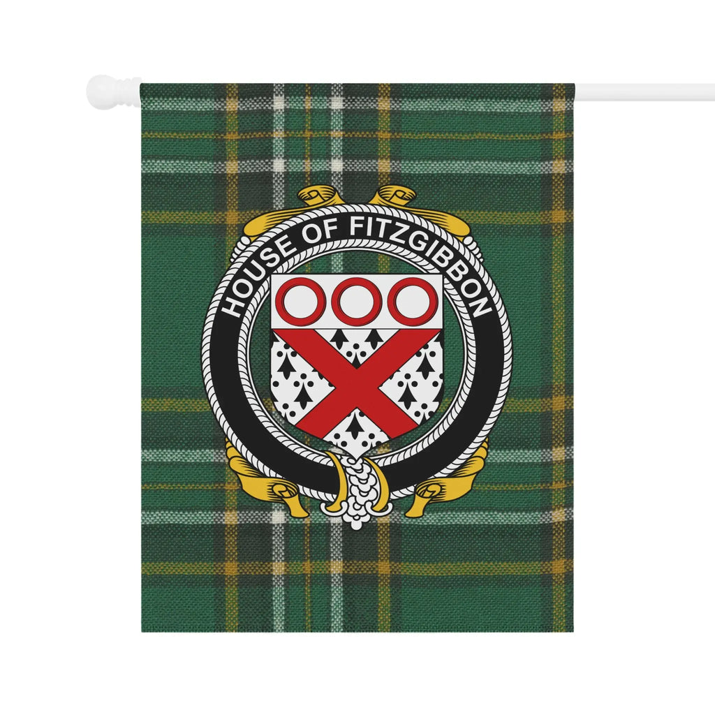 House of Fitzgibbon Plaid Design Decorative Flag
