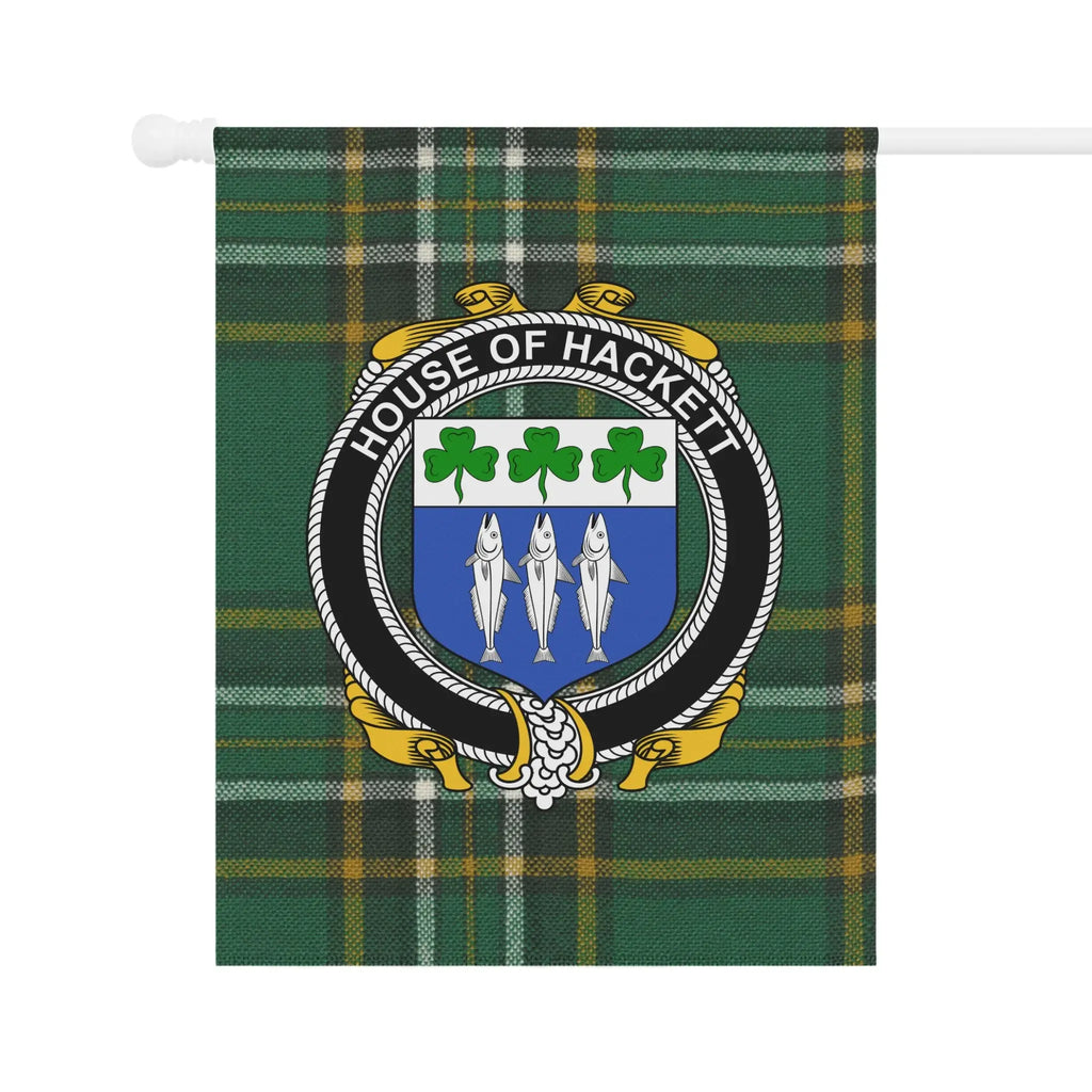 House of Hackett Family Crest Plaid Pattern product