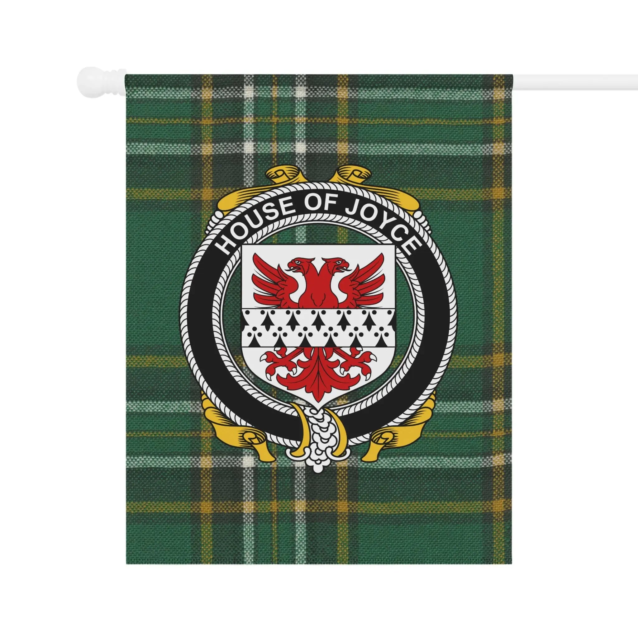 House of Joyce Clan Crest Plaid Design Flag Product