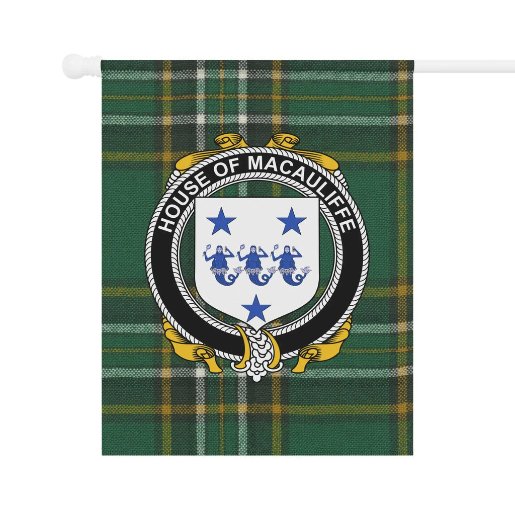 House of MacAuliffe Scottish Tartan Plaid Flag Banner