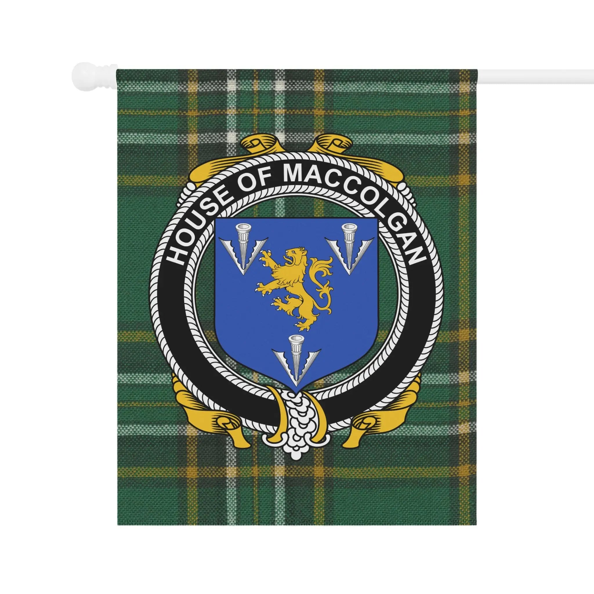 House of MacColgan Family Crest Clan Flag product