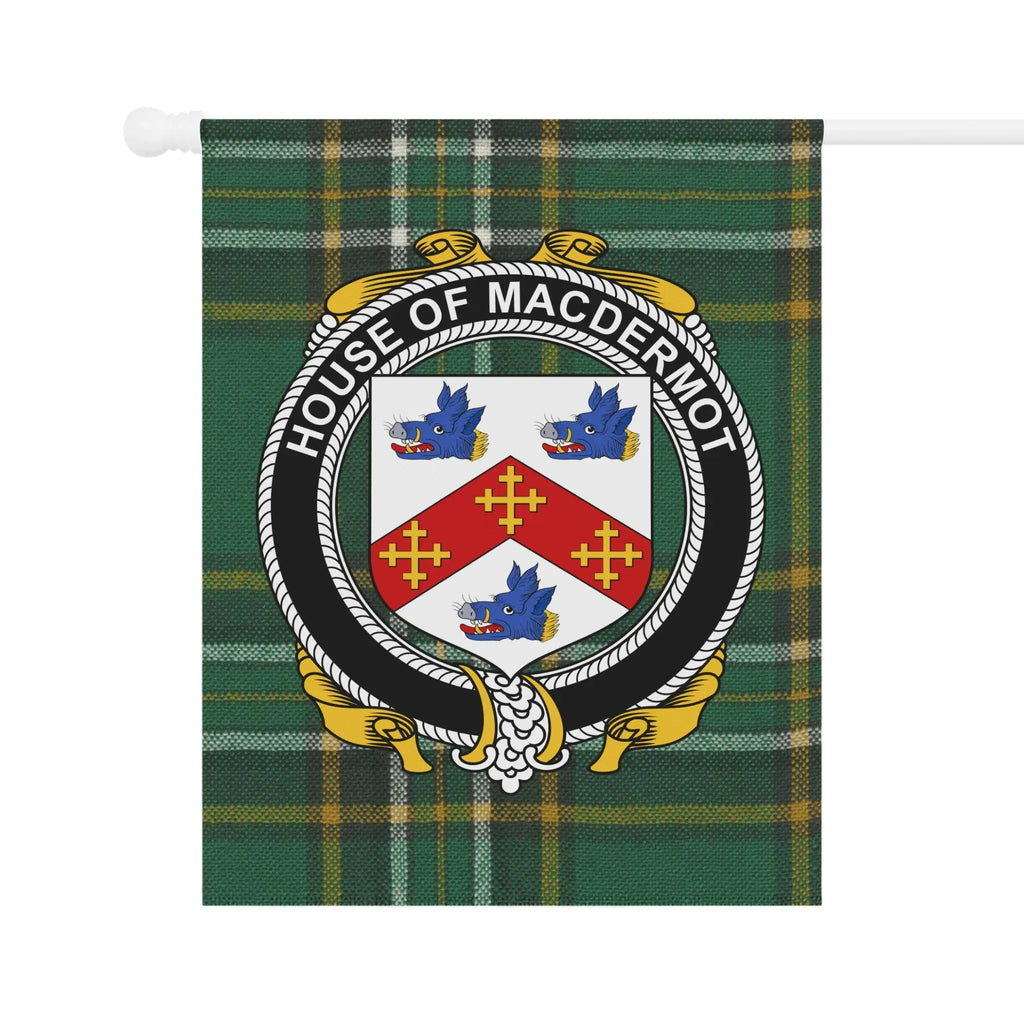House of MacDermot Crest Flag Decor Item