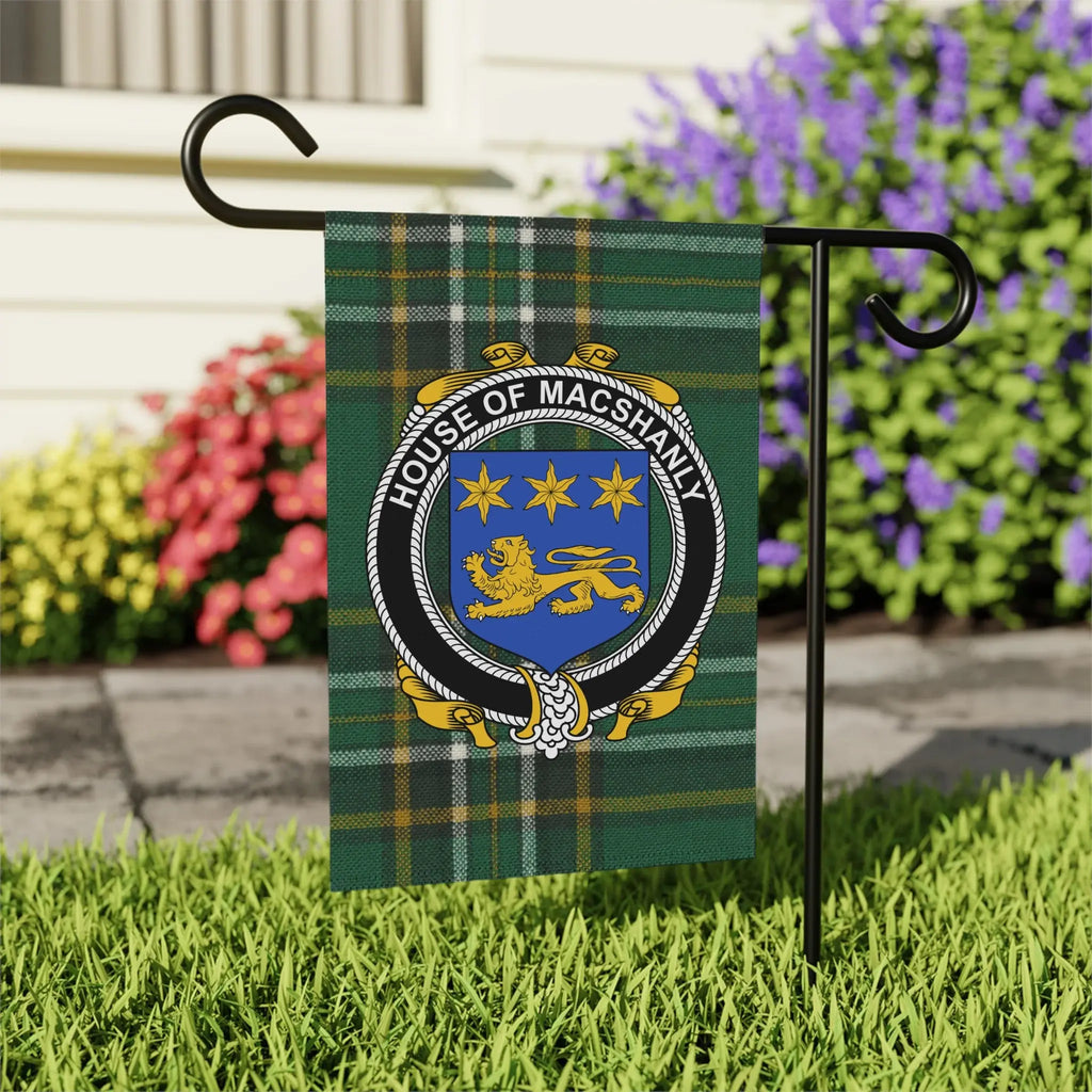 House of MacShanly Garden Flag for Patriotic Outdoor Display