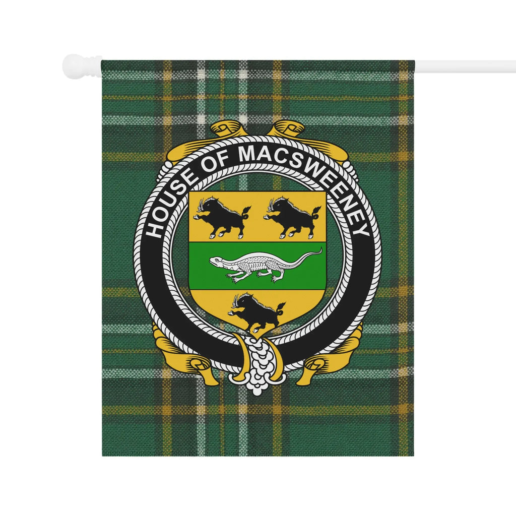 House of MacSweeney Plaid Crest Design product