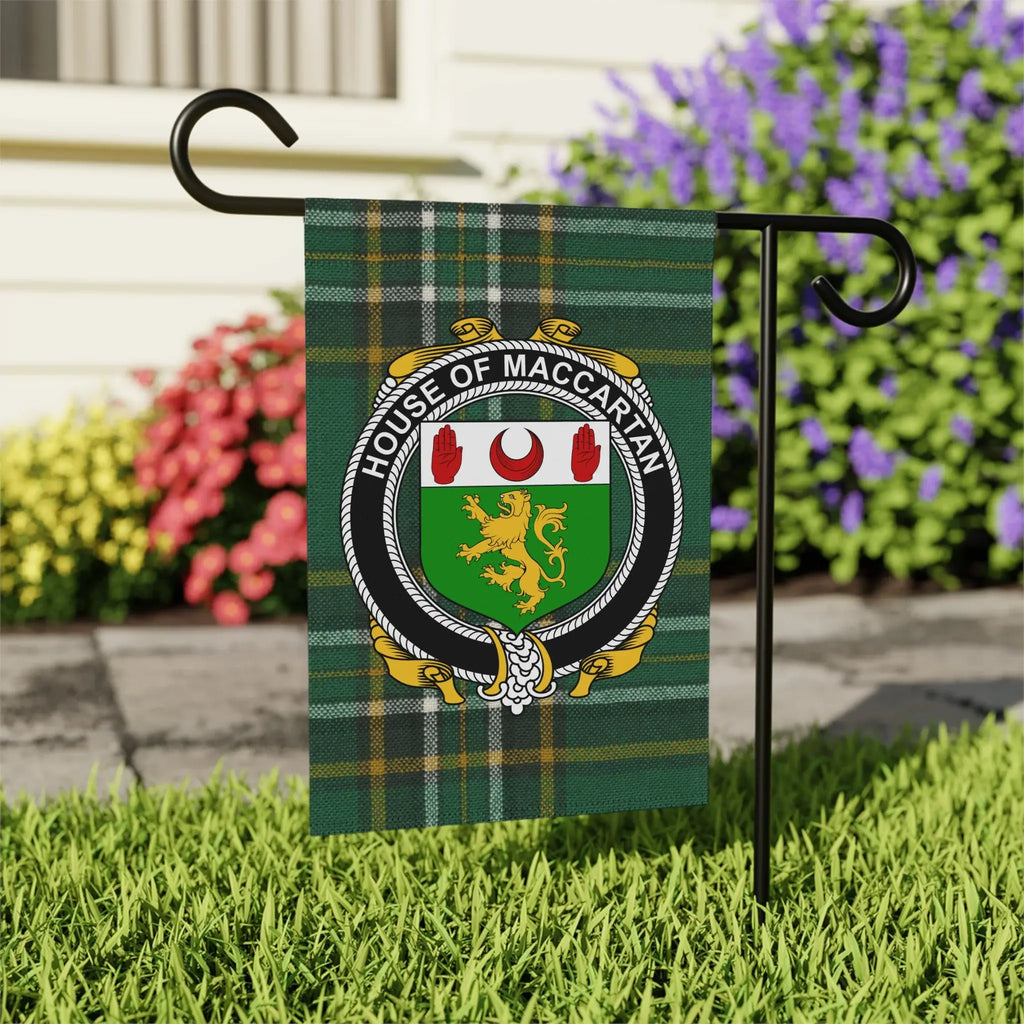 House of Maccartan Garden Flag for Outdoor Decor