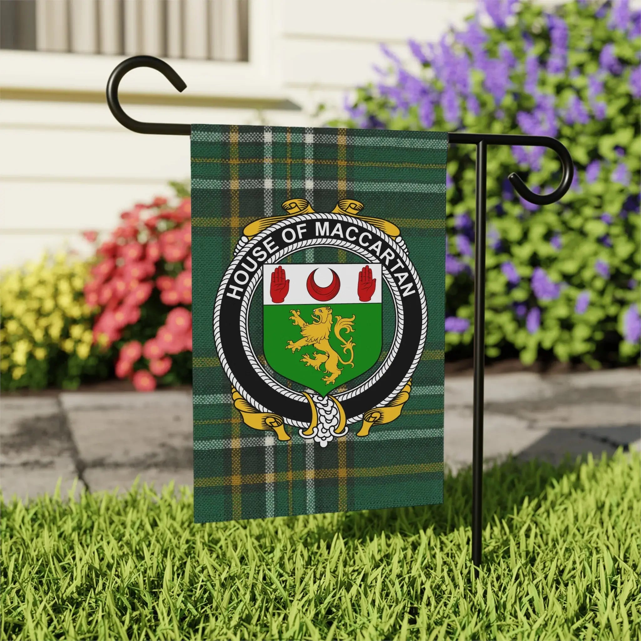 House of Maccartan Garden Flag for Outdoor Decor