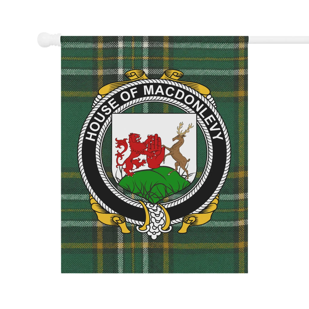 House Of Macdonlevy Green Plaid Decorative Flag Product