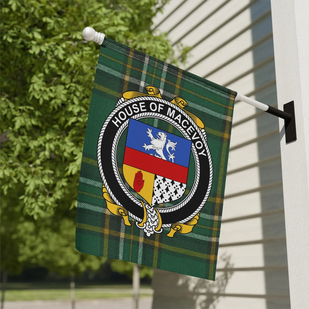 House of MacElroy Coat of Arms Heritage Banner