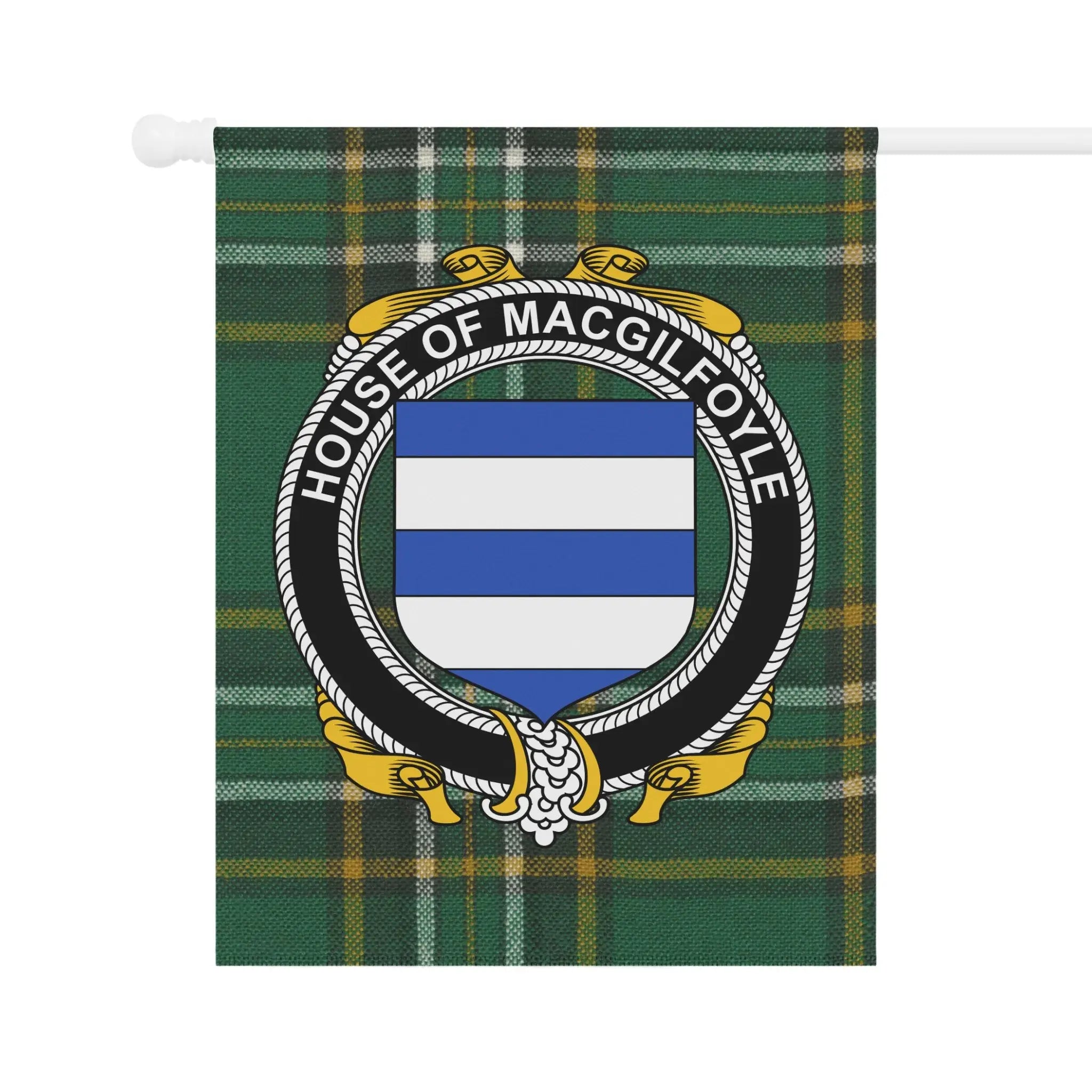 House of MacGilfoyle Family Crest Wall Flag