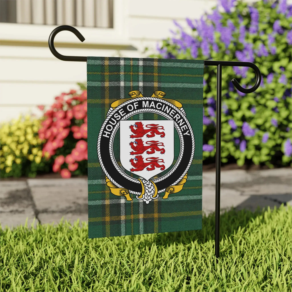 House of MacInerney Crest Outdoor Decor Flag