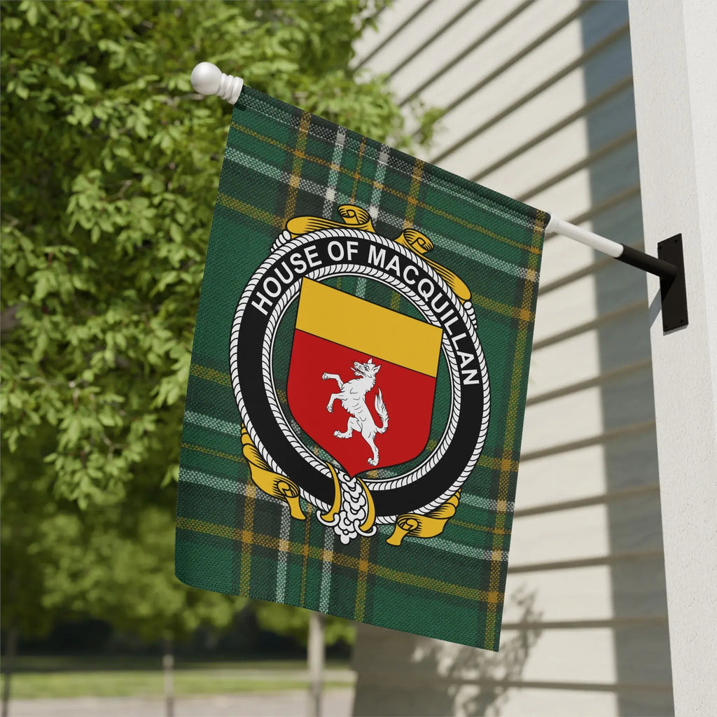 House of MacQuillan Tartan Garden Flag