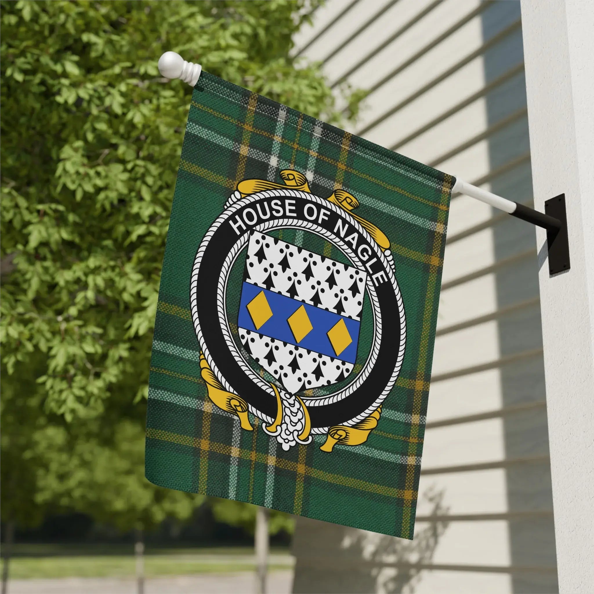 House of Nagle Family Crest Flag decorative flag